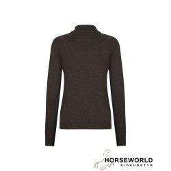Trolle Projects Tech Half Zip Merino Wool Jumper - Terra/Sort