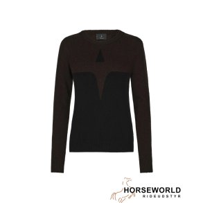 Trolle Projects Extra Fine Merino Starlogo Sweater - Sort/Terra 