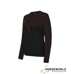 Trolle Projects Extra Fine Merino Starlogo Sweater - Sort/Terra 