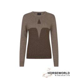 Trolle Projects Extra Fine Merino Starlogo Sweater - Terra/Light Terra