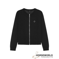 Trolle Projects Tech Wool Full Zip Cardigan - Sort