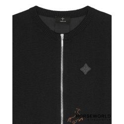 Trolle Projects Tech Wool Full Zip Cardigan - Sort