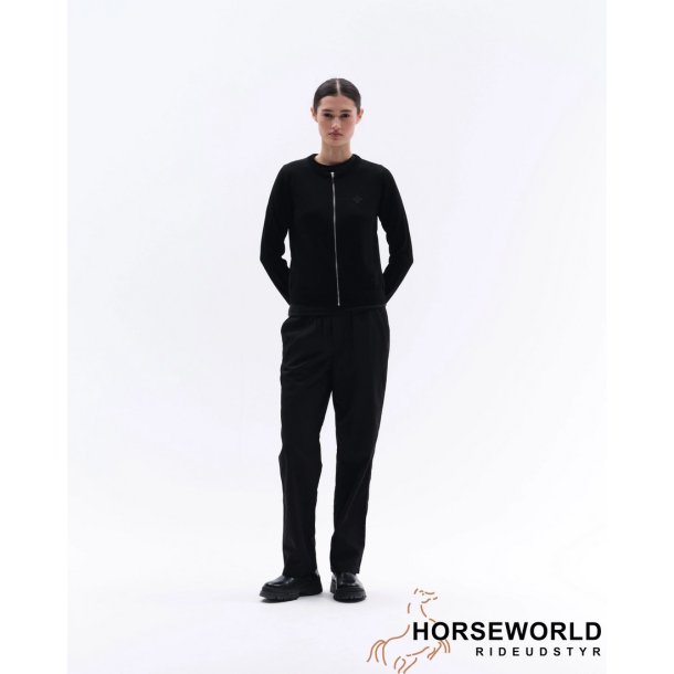 Trolle Projects Tech Wool Full Zip Cardigan - Sort