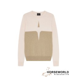Trolle Projects Cashmere &amp; Wool Star Logo Crew Sweater - Rosa/Sand
