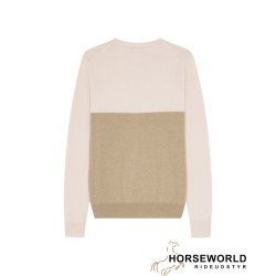 Trolle Projects Cashmere &amp; Wool Star Logo Crew Sweater - Rosa/Sand