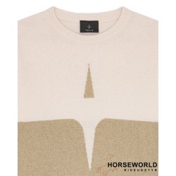 Trolle Projects Cashmere &amp; Wool Star Logo Crew Sweater - Rosa/Sand