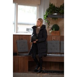 Trolle Projects Long Goose Down Jakke - Sort