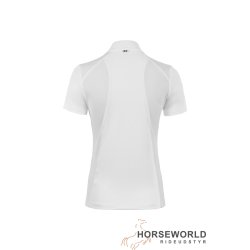 Cavallo Showshirt Halfzip T-Shirt - Hvid 