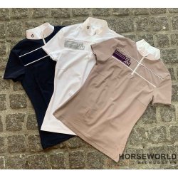 CT Daytona S/S Zip Polo - Hvid