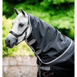 Horseware Amigo Bravo 12 Plus Bundle 50g m. 100g &amp; 200g Liner - Grey/Titanium Grey/Silver