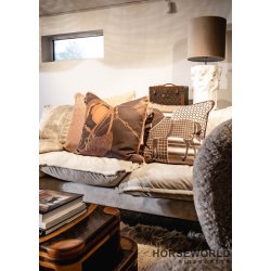 Adamsbro Blanket Horse New Luxury Line 55x55 cm Pude - Brun