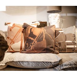 Adamsbro Deco Horse New Luxury Line 55x55 cm Pude - Brun