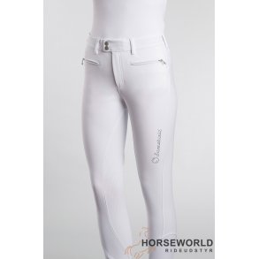 Adele Ridebukser Kn Grip - Hvid