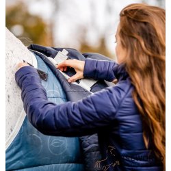 Horseware ECO Liner 200g - Teal Eco Print/Grey