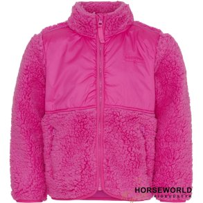 Equipage Vega Teddy Jakke - Phlox Pink 