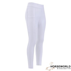 Imperial Riding Basic Tights Kids Full Grip - Hvid