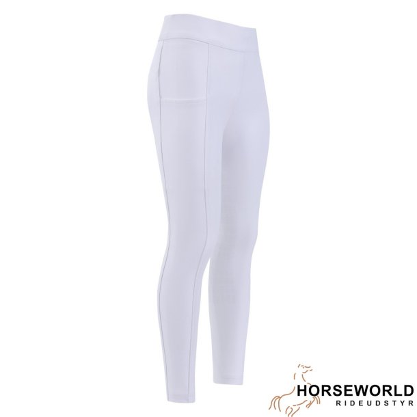 Imperial Riding Basic Tights Kids Full Grip - Hvid
