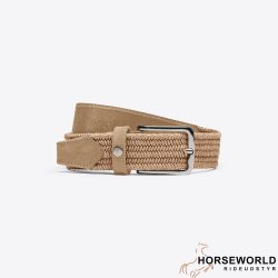 CT Elastik B�lte m. Broderet Logo p� l�der - Brush