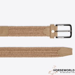 CT Elastik B�lte m. Broderet Logo p� l�der - Brush