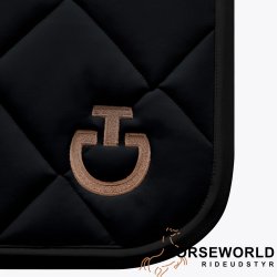 CT Diamond Quilted Spring Underlag - Sort/Toffee Brown