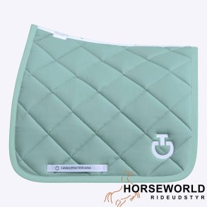 CT Diamond Quilted Dressur Underlag - Light Teal Green