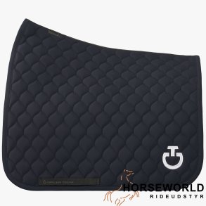 CT Circular Quilted Dressur Underlag - Navy
