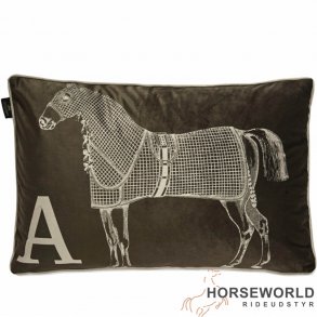 Adamsbro A Horse 40x60 cm Pude - Olive