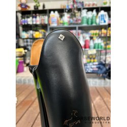 DeNiro Bellini Ridestvler Wrat Lder - Sort