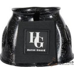 HG Gummiklokker Med Glimmer - Sort