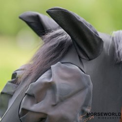Imperial Riding Fluemaske M. �rer &amp; N�sebeskytter - Sort