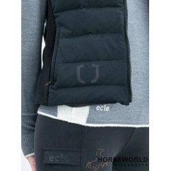 Ecte Dun Vest - Sort