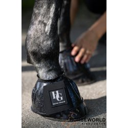 HG Gummiklokker Med Glimmer - Sort