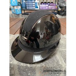 Samshield 2.0 Miss Shield Ridehjelm Glossy Crystal Comet Light - Sort/Jet Black/Black Chrome