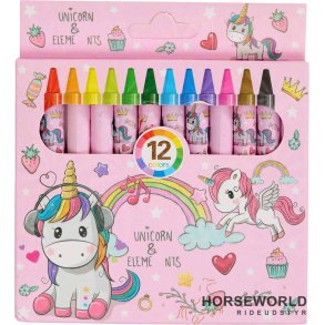 Equipage Unicorn Farveblyanter - 12 Farver