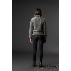 Equipage Joelle Teddy Bluse - Forest Green