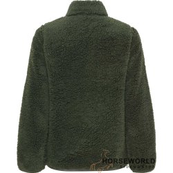 Equipage Joelle Teddy Bluse - Forest Green