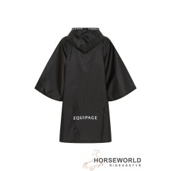 Equipage Lala Regn Poncho - Sort 