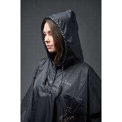 Equipage Lala Regn Poncho - Sort 