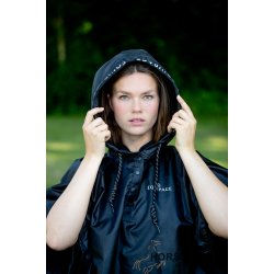 Equipage Lala Regn Poncho - Sort 