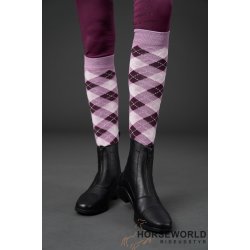 Equipage Lax Argyle Sokker - Very Grape
