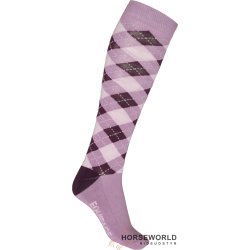 Equipage Lax Argyle Sokker - Very Grape