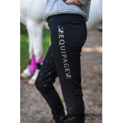 Equipage Maggie  Full Grip Tights Junior - Sort