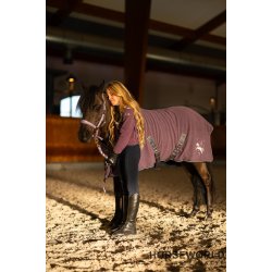 Equipage Minna Zip Fleecejakke - Montana Grape 