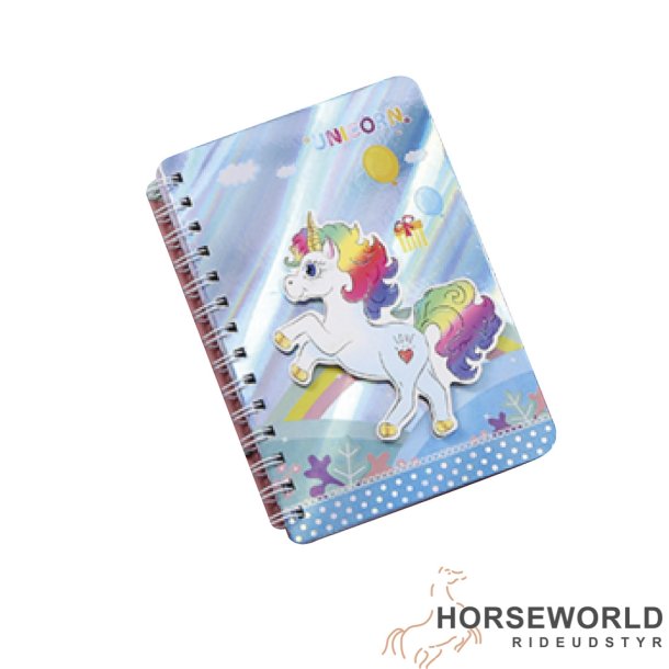 Equipage Unicorn Notesbog - Bl