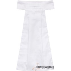 Equipage Swift Plastron m. Sten - Hvid/Slv