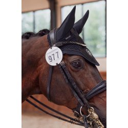 Eskadron Platinum Pure Stvnenummer Rund 2 stk - Hvid