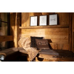 Eskadron Velvet Platinum Pude - Black/ Smoky Taupe 