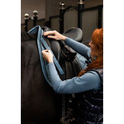 Eskadron Classic Sports Glossy Jewel Underlag - Steel Blue