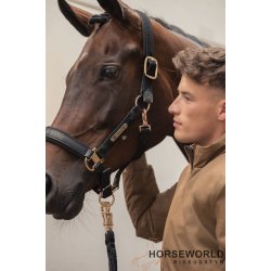 Eskadron Heritage Faux Leather Plait Grime - Sort