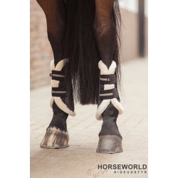 Eskadron Heritage Mesh Fauxfur Gamacher - Sort